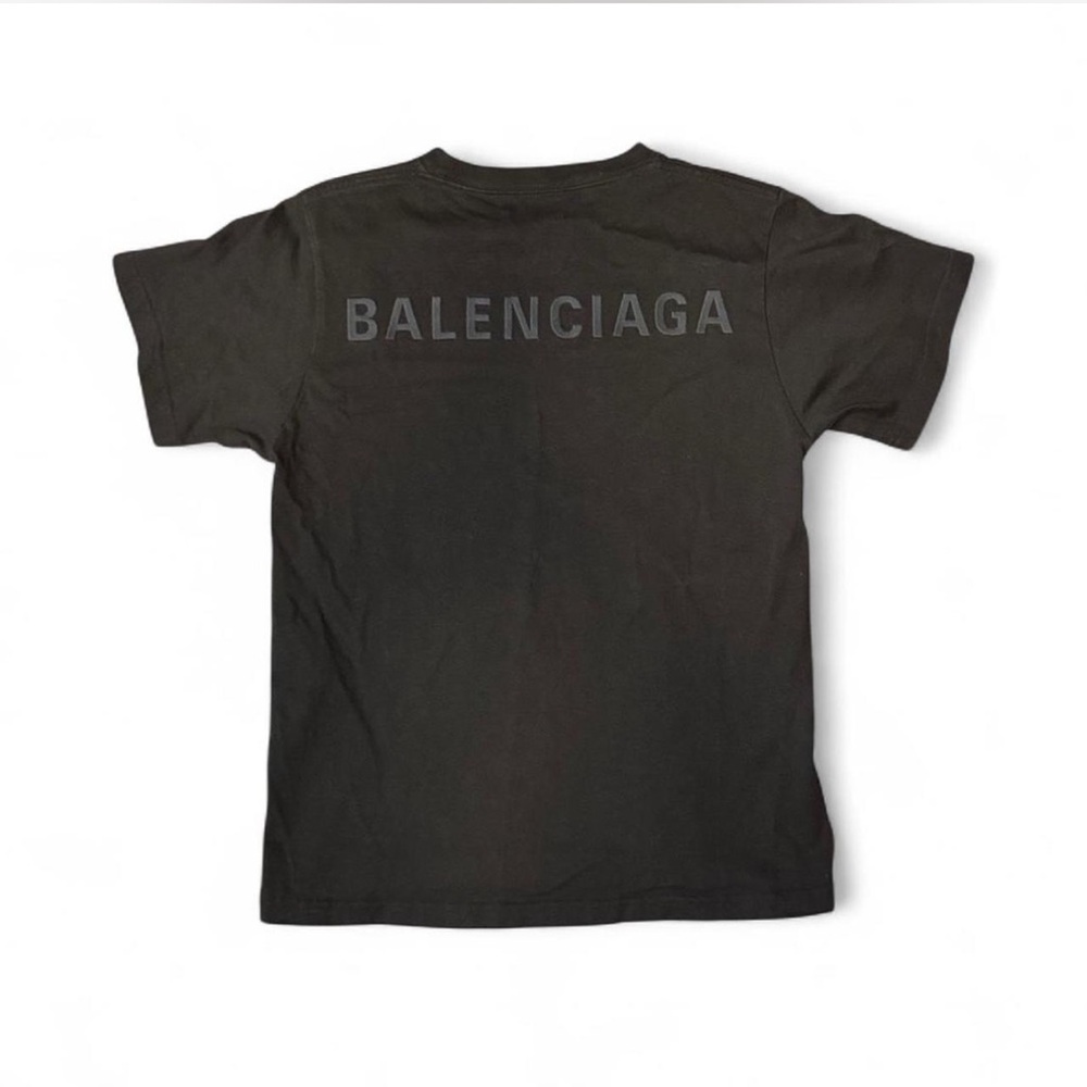 Balenciaga Black Short Sleeve Tees